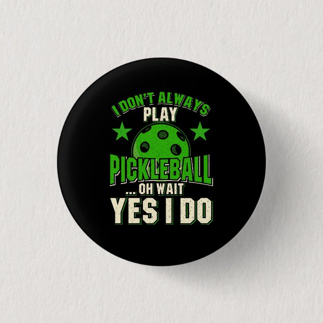 Badge Rond 2,50 Cm Pickleball (Devant)