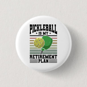 Badge Rond 2,50 Cm Pickleball