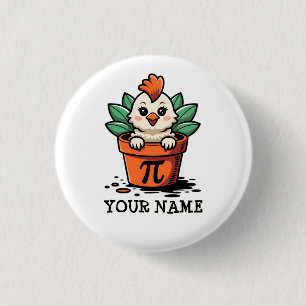 Badge Rond 2,50 Cm Pie pi de pot de poulet personnalisé jour