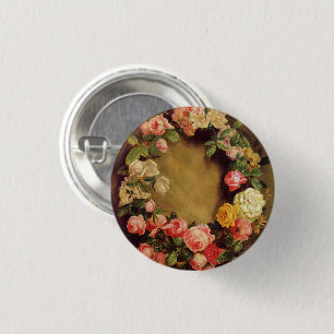 Badge Rond 2,50 Cm Pierre-Auguste Renoir - Couronne des Roses