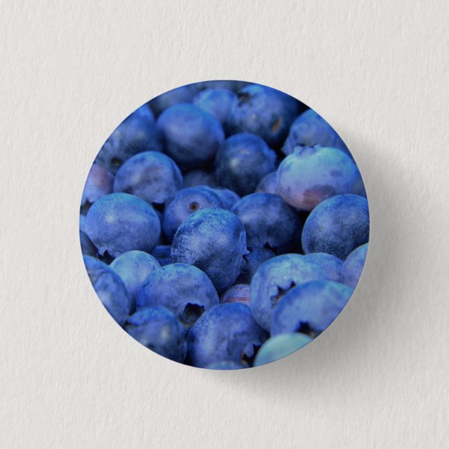 Badge Rond 2,50 Cm pile de bleuets (Devant)