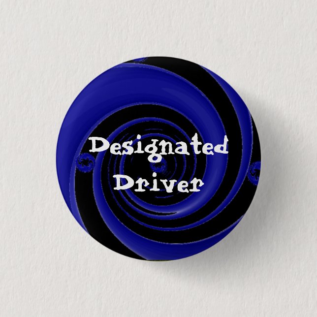 Badge Rond 2,50 Cm Pilote désigné (Devant)