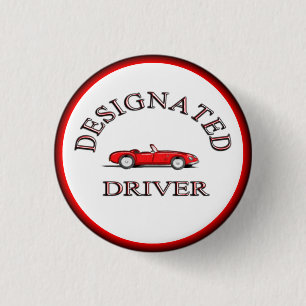 Badge Rond 2,50 Cm Pilote désigné