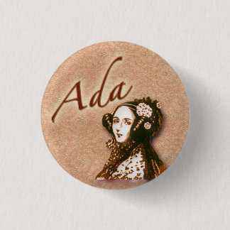 Badge Rond 2,50 Cm Pin d'Ada Lovelace