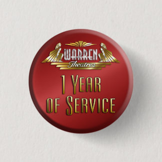 Badge Rond 2,50 Cm Pin de 1 an