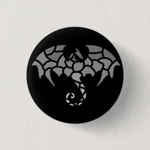 Badge Rond 2,50 Cm Pin de dragon de Mercury