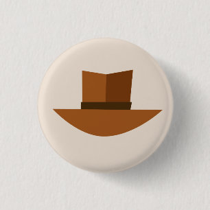 Badge Rond 2,50 Cm Pin de Fedora