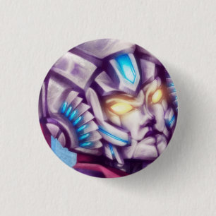 Badge Rond 2,50 Cm Pin de gallon de robot