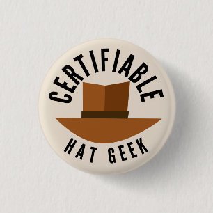 Badge Rond 2,50 Cm Pin de geek de casquette