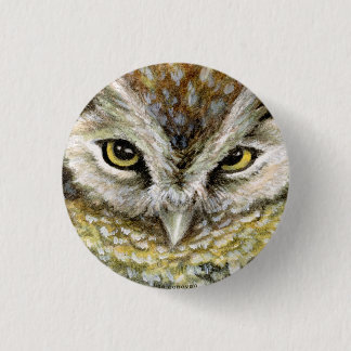Badge Rond 2,50 Cm Pin de hibou de cri strident