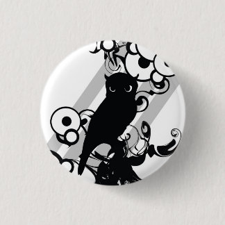 BADGE ROND 2,50 CM PIN DE HIBOU DE POP