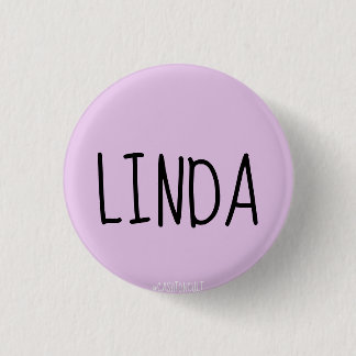 Badge Rond 2,50 Cm Pin de Linda