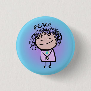 Badge Rond 2,50 Cm Pin de paix par Smeople