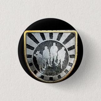 Badge Rond 2,50 Cm Pin de peloton d'or