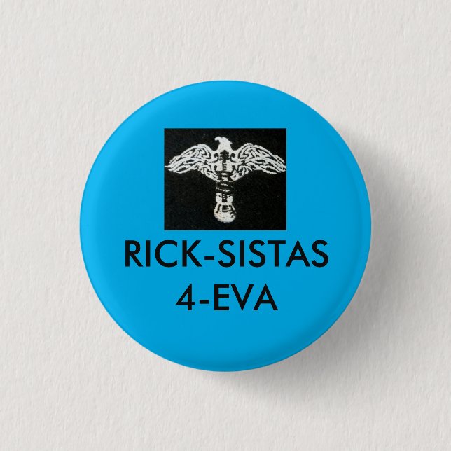 Badge Rond 2,50 Cm Pin de Rick Sista (Devant)