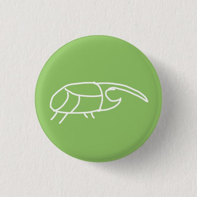 Badge Rond 2,50 Cm Pin de scarabée (Devant)