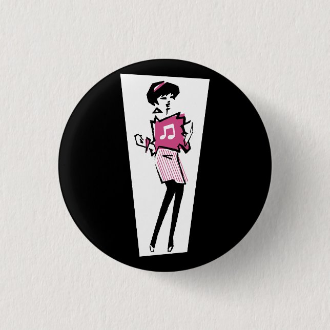 Badge Rond 2,50 Cm Pin de Ska (Devant)