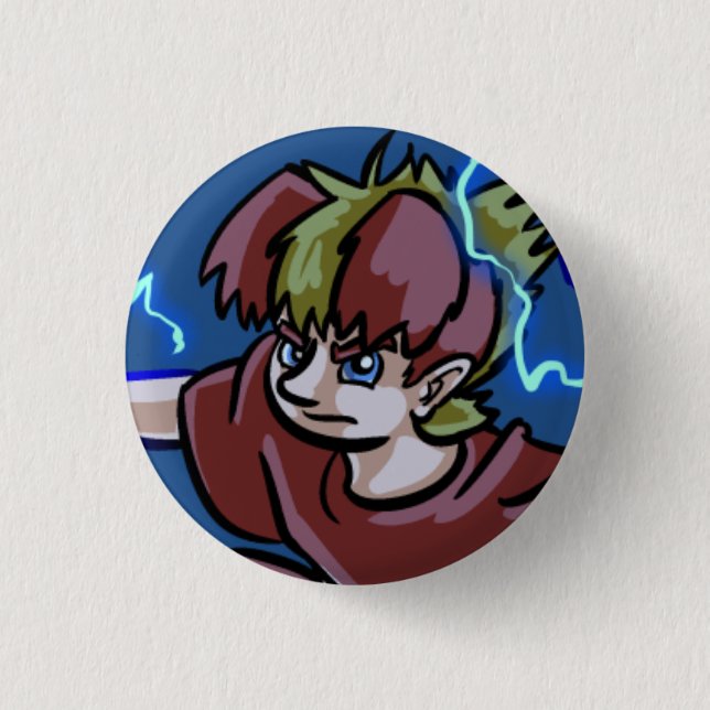 Badge Rond 2,50 Cm Pin de Terry (Devant)