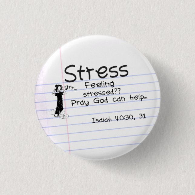 Badge Rond 2,50 Cm Pin d'effort… avec le vers (Devant)