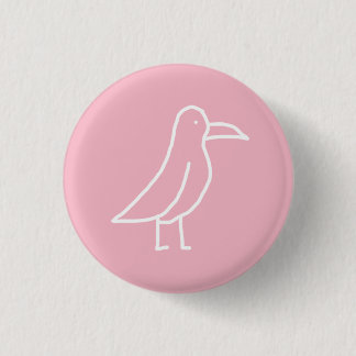 Badge Rond 2,50 Cm Pin d'oiseau