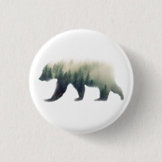 Badge Rond 2,50 Cm Pin d'ours