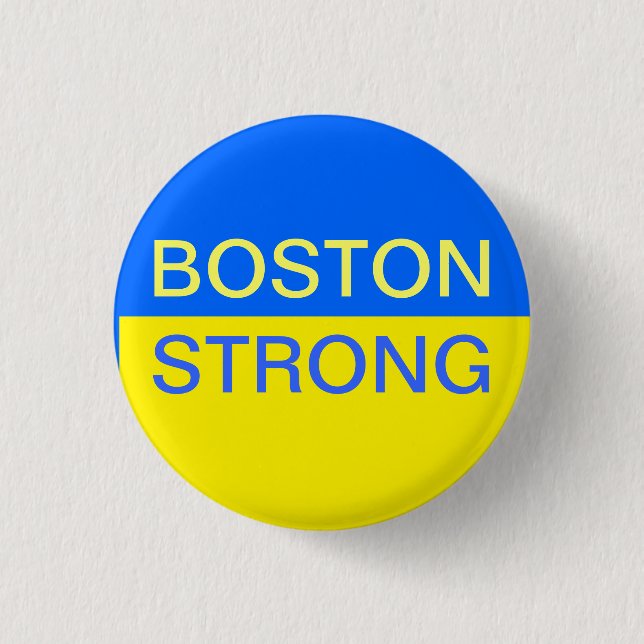 Badge Rond 2,50 Cm Pin fort de Boston (Devant)