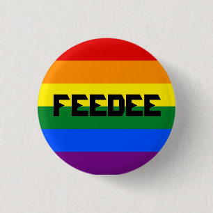 Badge Rond 2,50 Cm Pin gai de Feedee