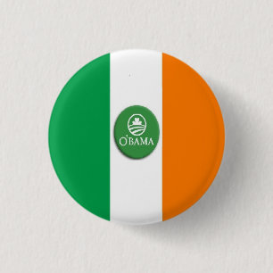 Badge Rond 2,50 Cm Pin irlandais d'O'Bama