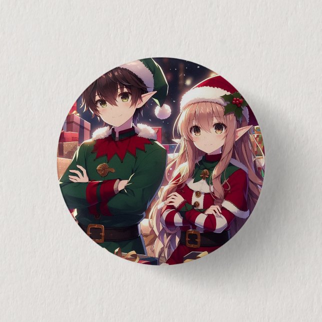 Badge Rond 2,50 Cm Pin Jóvenes Navidad (Devant)