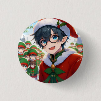 Badge Rond 2,50 Cm Pin mi personaje Navidad