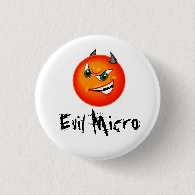 Badge Rond 2,50 Cm Pin micro mauvais de butin de Geocaching (Devant)