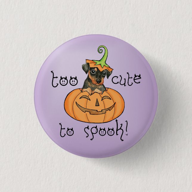 Badge Rond 2,50 Cm Pin min. Halloween (Devant)