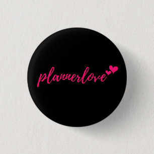 Badge Rond 2,50 Cm Pin noir de talent de Plannerlove