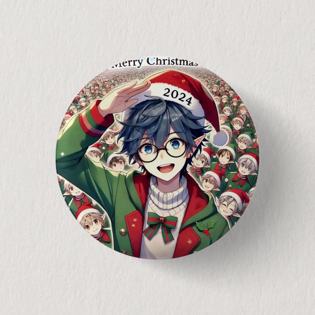 Badge Rond 2,50 Cm Pin personaje navidad (Devant)