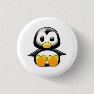 Badge Rond 2,50 Cm pin pingouin encouragé