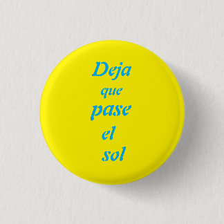 Badge Rond 2,50 Cm Pingle d'inspiration de langue espagnole