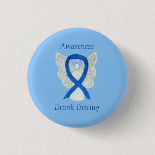 Badge Rond 2,50 Cm Pins à ruban de sensibilisation à l'angle de con