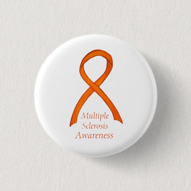 Badge Rond 2,50 Cm Pins personnalisés à ruban de sensibilisation à la (Devant)