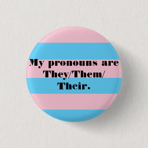 Badge Rond 2,50 Cm Pins Pronoun - Ils/Eux
