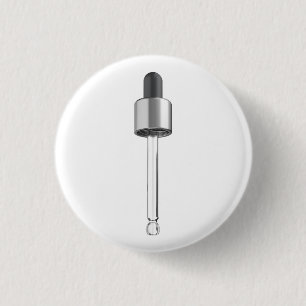 Badge Rond 2,50 Cm Pipette vide