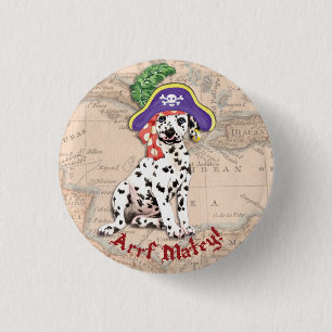 Badge Rond 2,50 Cm Pirate dalmate