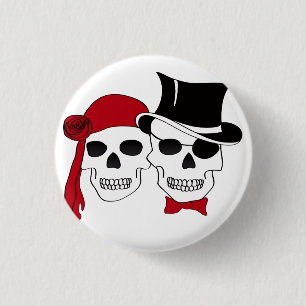 Badge Rond 2,50 Cm pirate love