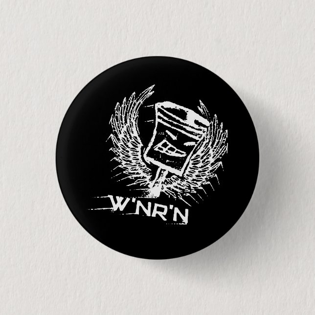 Badge Rond 2,50 Cm Piston de vol de W'nR'n (Devant)