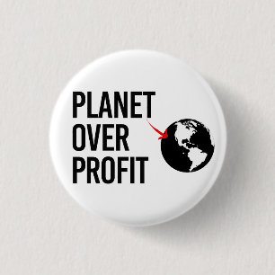Badge Rond 2,50 Cm Planète sur le profit