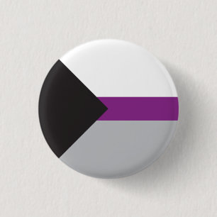 Badge Rond 2,50 Cm Plaque Drapeau Demisexual - Love i Love