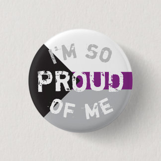 Badge Rond 2,50 Cm Plaque Drapeau Demisexual Sous Proud - Love i Love