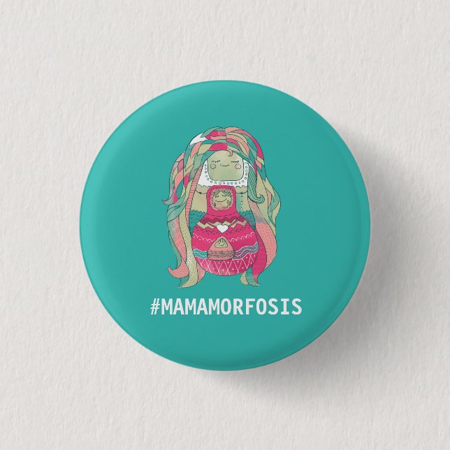 Badge Rond 2,50 Cm Plaque ronde 3cm #mamamorfosis (Devant)