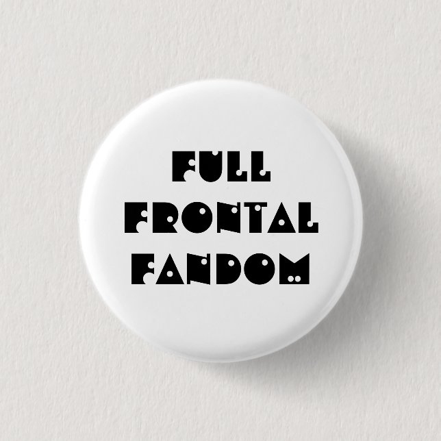 Badge Rond 2,50 Cm Plein bouton frontal de Fandom (Devant)