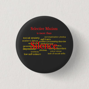 Badge Rond 2,50 Cm Plus que du silence