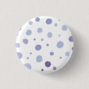 Badge Rond 2,50 Cm pois peints à la main